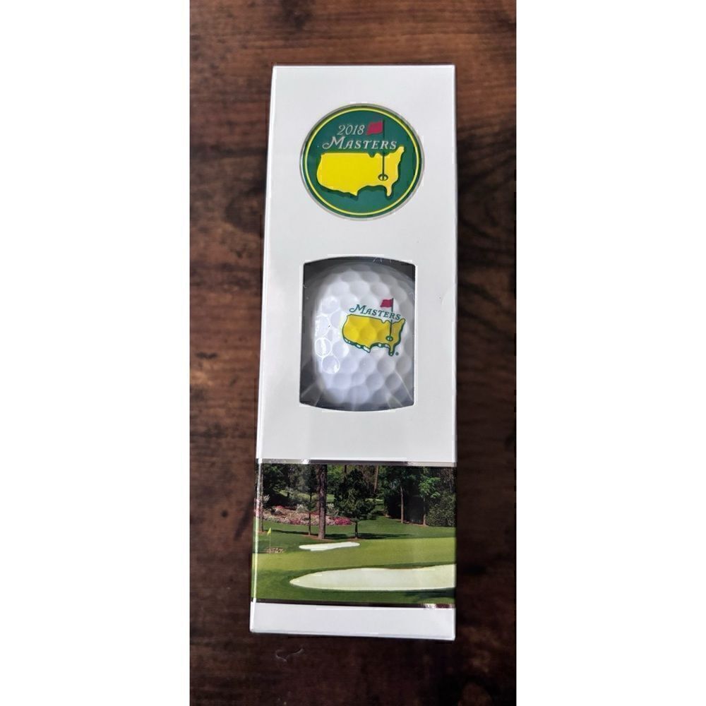3 Titleist Velocity 2018 Masters /Masters Tournament Augusta Logo Golf Balls